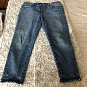 Loft Size 12/31 Distressed Ankle Jeans